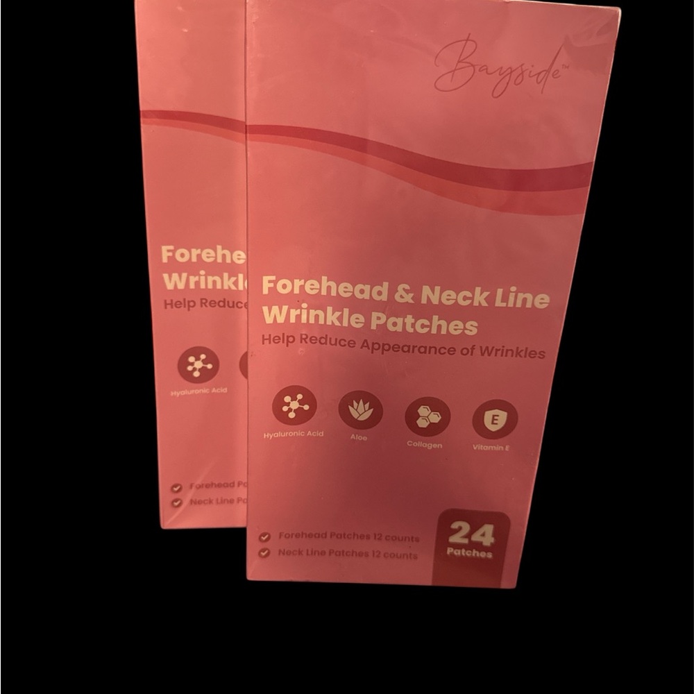 Bayside Forehead & Neck Line Wrinkle Patches Lot of 2 Exp 1/2/28